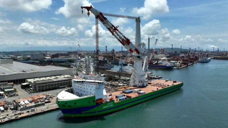 台船公司「環海翡翠輪」　通過驗證交船即期如質投入風場施作