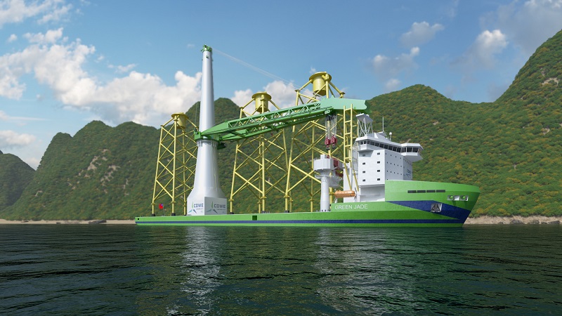 台船簽署新合約　首艘本土建造之大型離岸風電安裝船「Green Jade」2023年營運