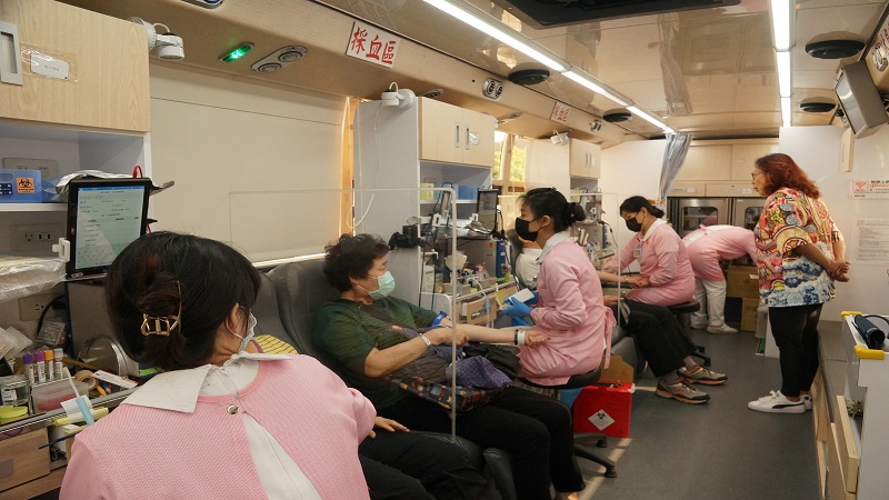 中油煉製事業部舉行「挺過疫情 撐住醫療 台灣加油」捐血活動　共捐得4萬5000cc血液