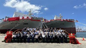 台船為萬海航運公司舉辦　3000 TEU級貨櫃輪「永春輪」及「晴春輪」命名典禮