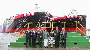 台船打造陽明海運2,800 TEU級全貨櫃輪　「碩明輪」及「洋明輪」命名典禮